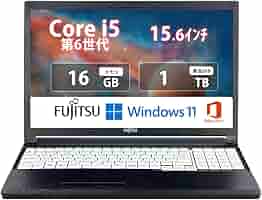 富士通 FUJITSU LIFEBOOK A746/P 第6世代 Core i5 6300U 16GB 新品SSD240GB DVD-ROM Windows10 64bit WPSOffice 15.6インチ カメラ テンキー 無線LAN 中古パソコン ノートパソコン PC Notebook 【中古】 楽天市場】富士通 FUJITSU LIFEBOOK A746/P 第6世代 Core i5